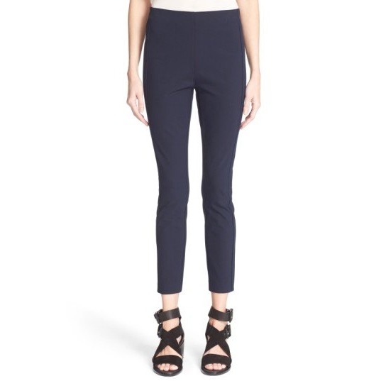 Rag & Bone Simone Navy Blue Slim Cropped High Rise Stretch Pants W252712ba 4 Nwt